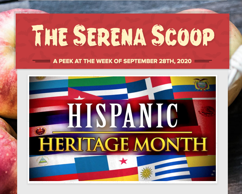 The Serena Scoop 9/28 Serena Hills Elementary