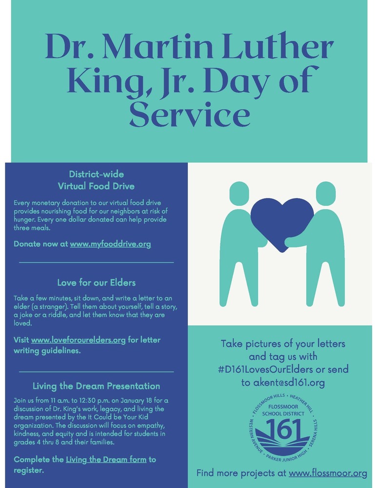 MLK Day of Service flyer