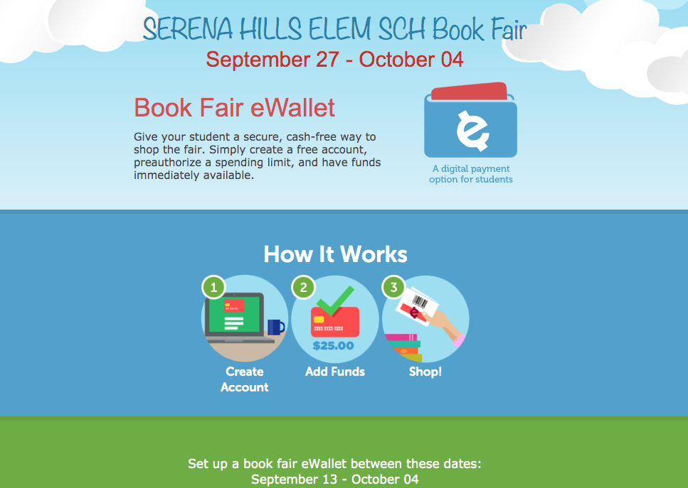 Scholastic Book Fair - eWallet