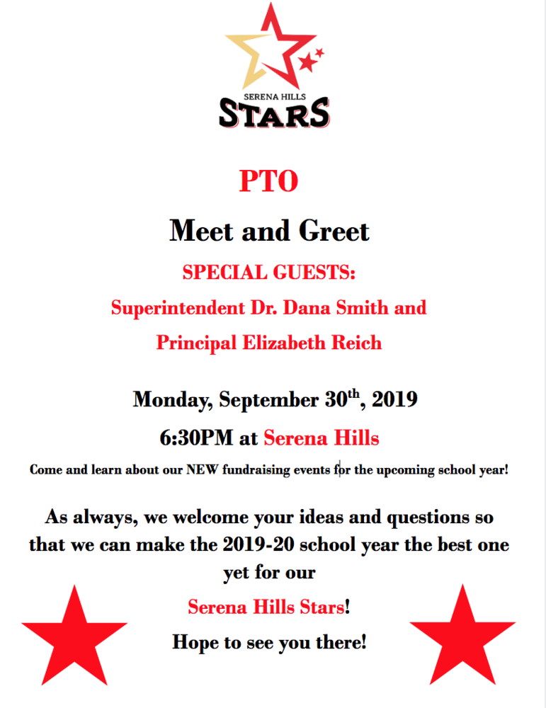 SH PTO Meet & Greet