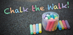 Chalk the walk!