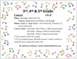 3rd, 4th & 5th Grade Concert