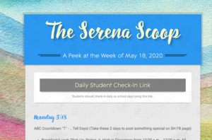 The Serena Scoop 5/18