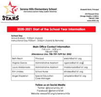 Back to School Letter