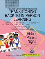 Back to In-Person Learning Virtual Parent Night