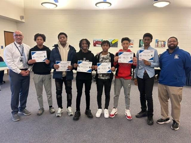Parker eighth-grade boys basketball team